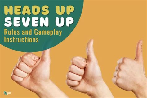 Heads up seven up game online  The classic childrens game of head up, seven up will get the party started! How to Play
